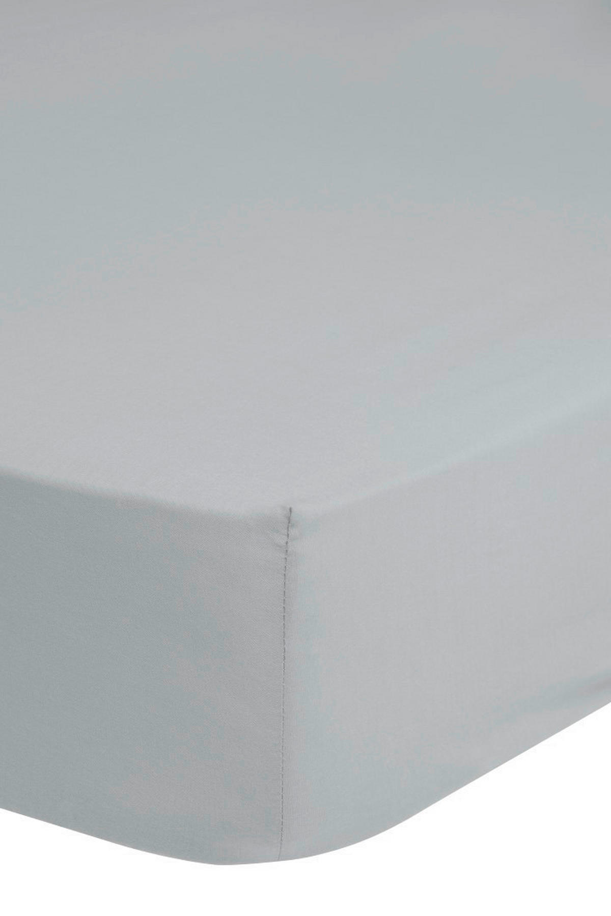 Baumwoll Spannbetttuch Spannbetttuch-Baumwolle 90x200cm - grau (90,00/200,00cm) - Good Morning