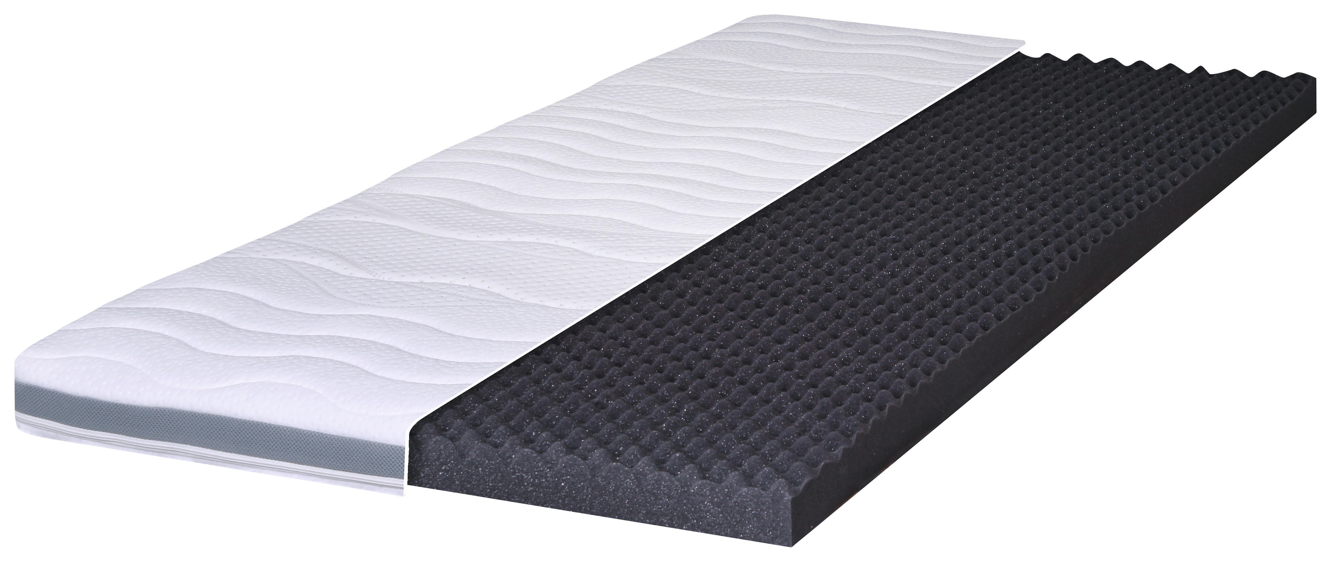 Viskotopper Viking weiß Liegefläche B/L: ca. 90x200 cm Viking - weiß (90,00/11,00/200,00cm)