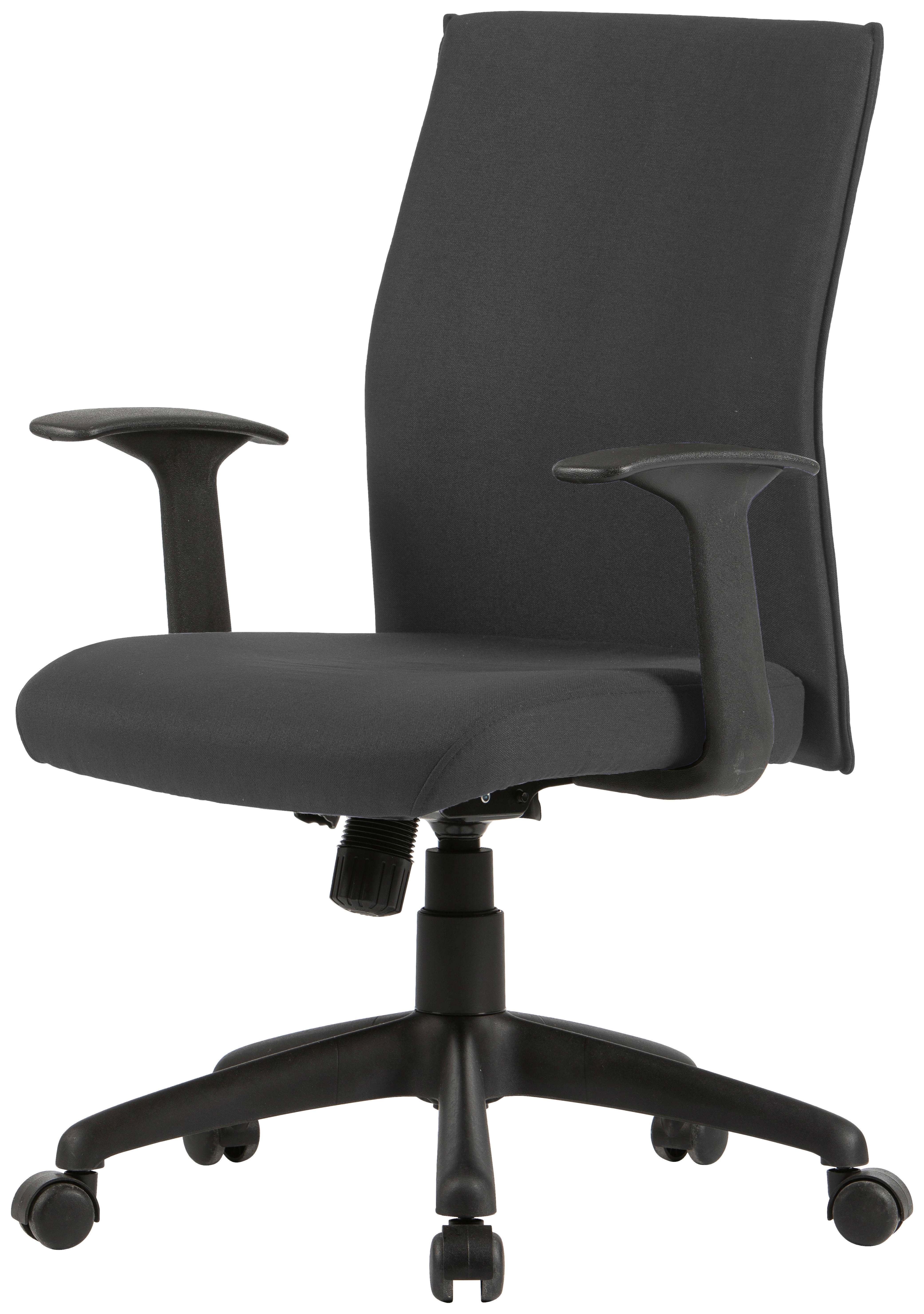 Chefsessel ROCKET schwarz schwarz Webstoff Kunststoff ROCKET - schwarz - byLIVING