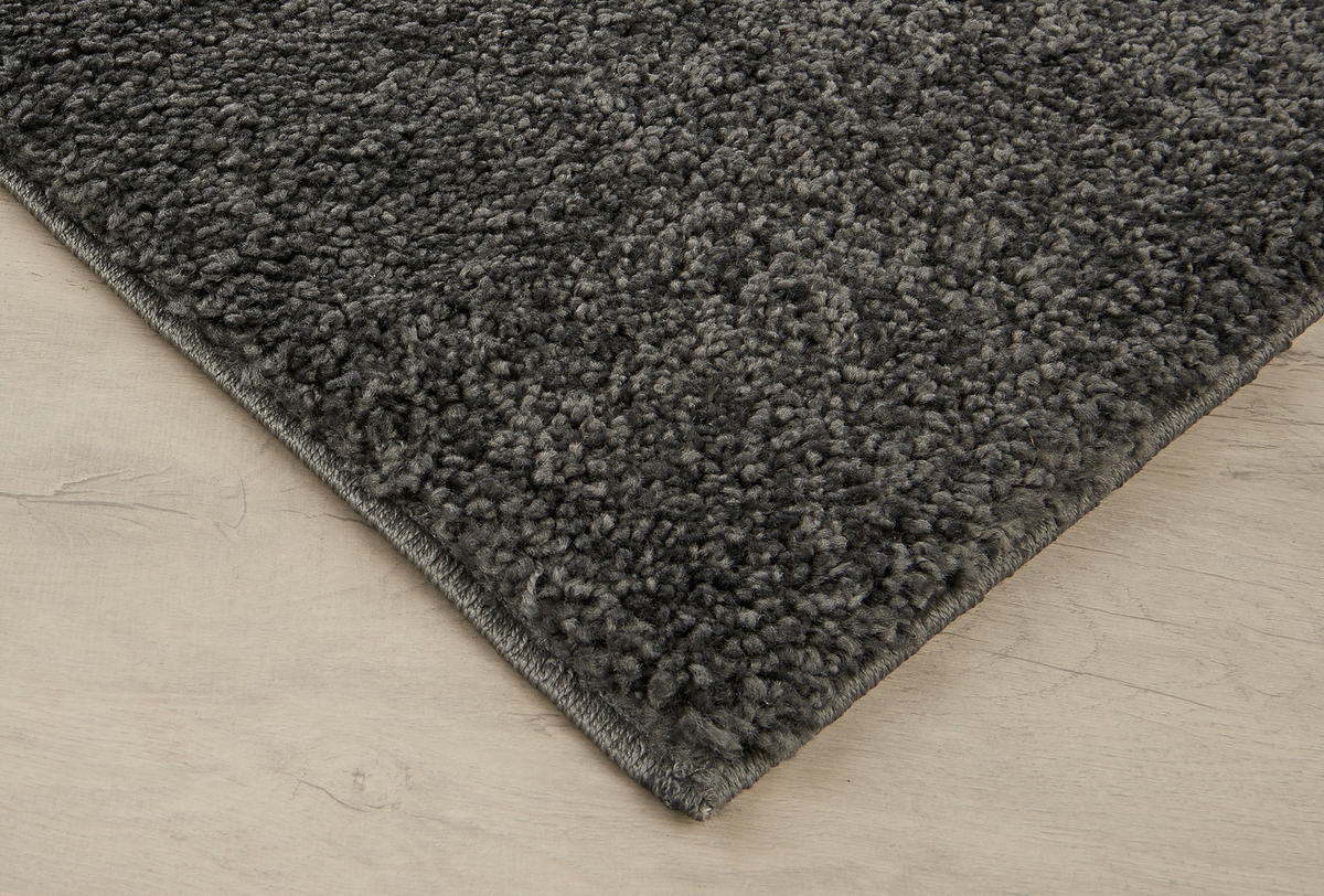 Hochflorteppich Smile anthrazit B/L: ca. 200x290 cm Smile - anthrazit (200,00/290,00cm)