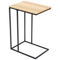 Beistelltisch Leo Artisan Nachbildung schwarz B/H/T: ca. 30x58x40 cm Leo - schwarz (30,00/58,00/40,00cm)