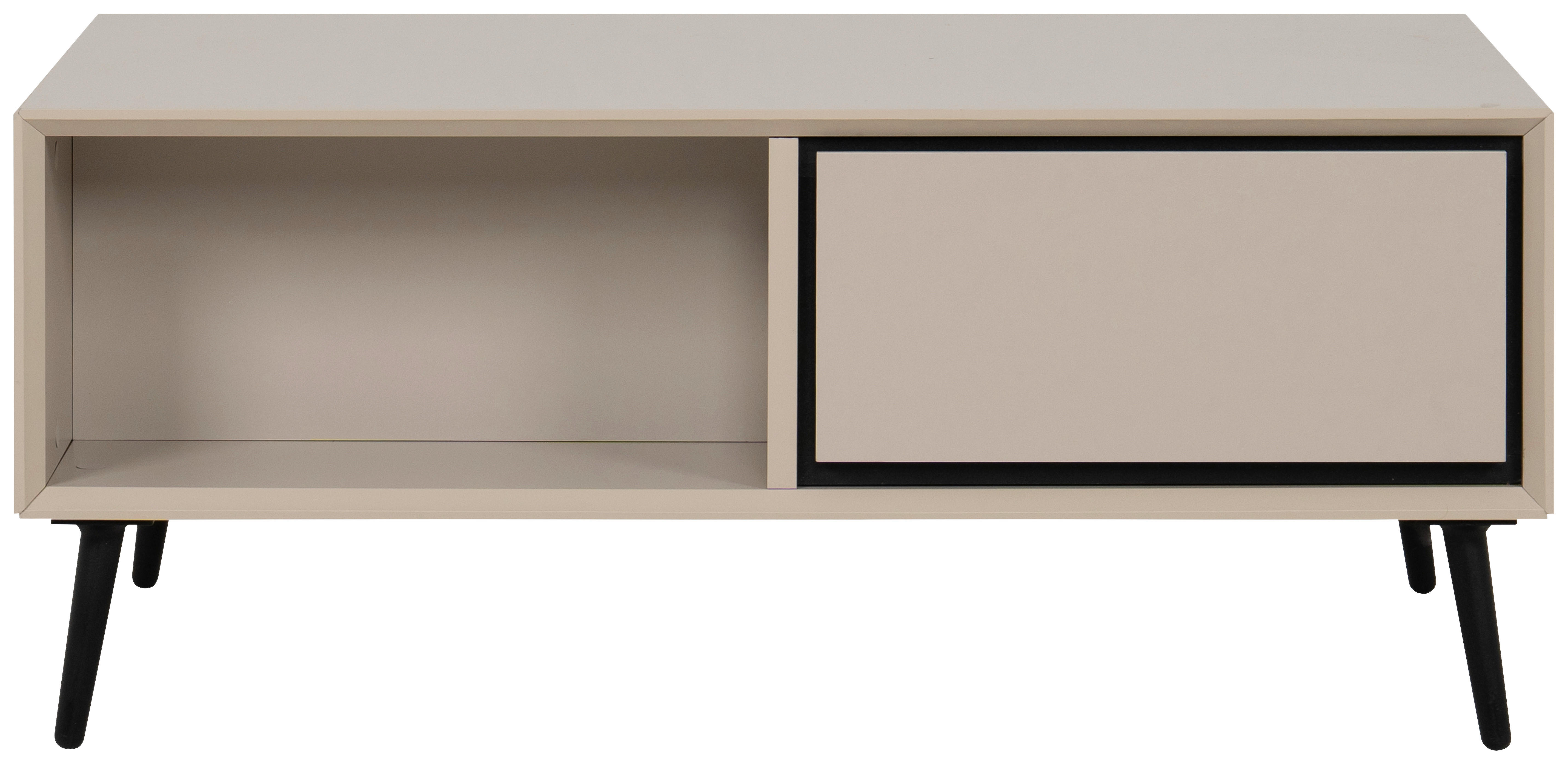 Couchtisch Arona sand schwarz B/H/T: ca. 94x40x55 cm Arona - sand/schwarz (94,00/40,00/55,00cm)
