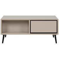 Couchtisch Arona sand schwarz B/H/T: ca. 94x40x55 cm Arona - sand/schwarz (94,00/40,00/55,00cm)