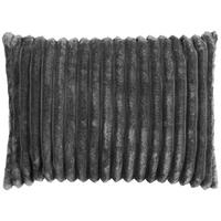Dekokissen Luxus Flanell Luxus - anthrazit (70,00/50,00cm) - POCOline
