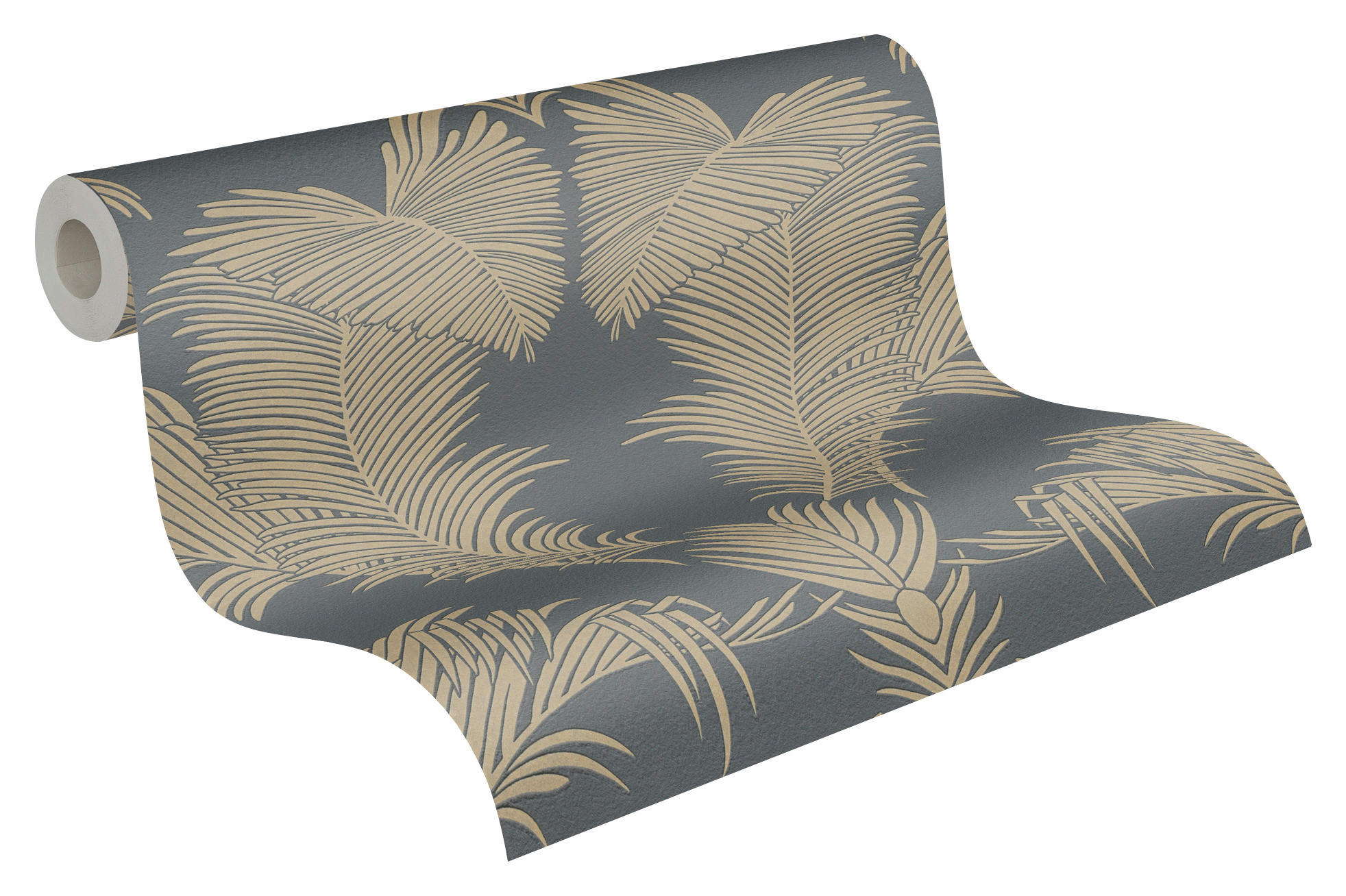 A.S.Creation Vliestapete Trendwall 2 Palmen gold B/L: ca. 53x1005 cm Trendwall 2 - gold (53,00/1005,00cm) - A.S.Creation