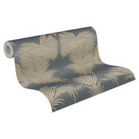 A.S.Creation Vliestapete Trendwall 2 Palmen gold B/L: ca. 53x1005 cm Trendwall 2 - gold (53,00/1005,00cm) - A.S.Creation