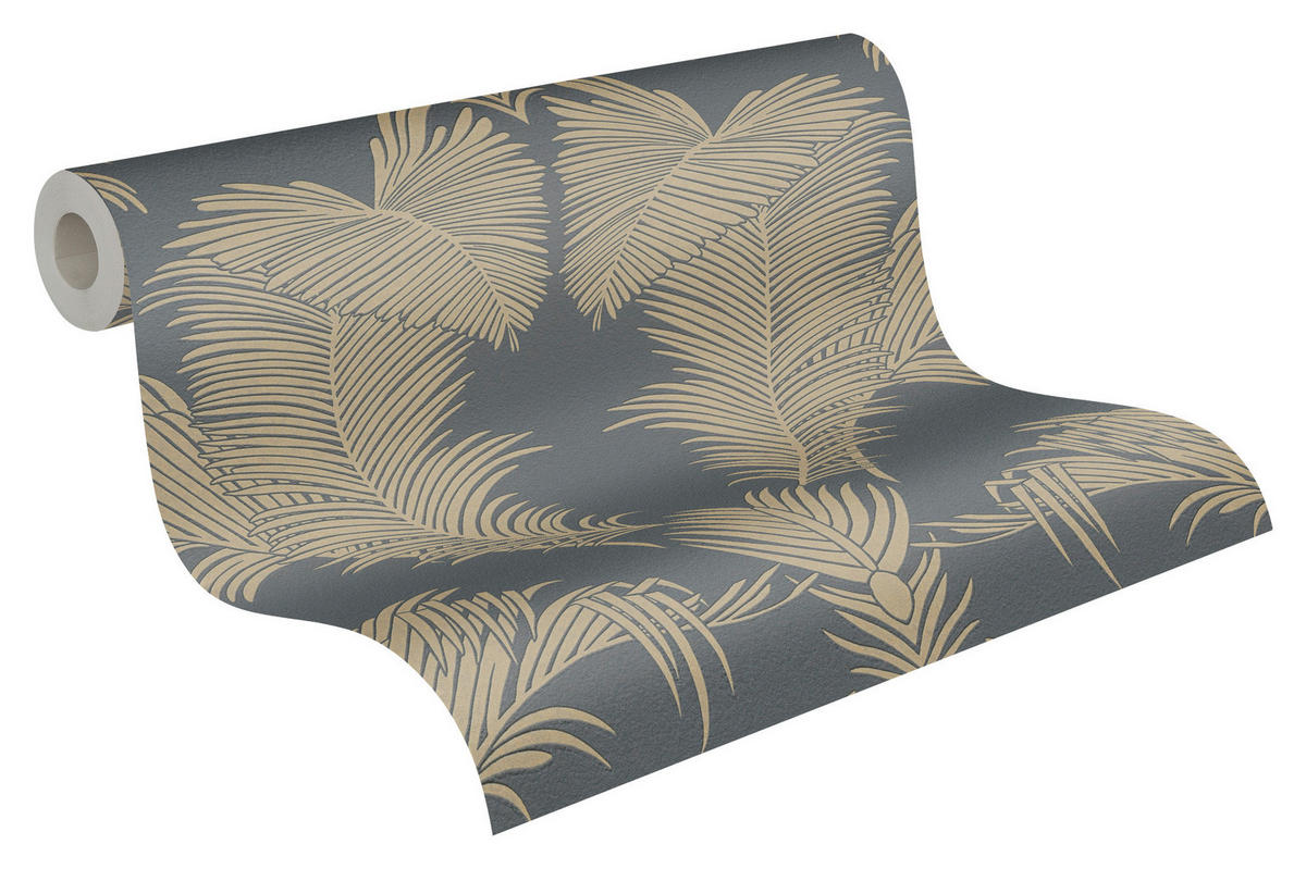 A.S.Creation Vliestapete Trendwall 2 Palmen gold B/L: ca. 53x1005 cm Trendwall 2 - gold (53,00/1005,00cm) - A.S.Creation