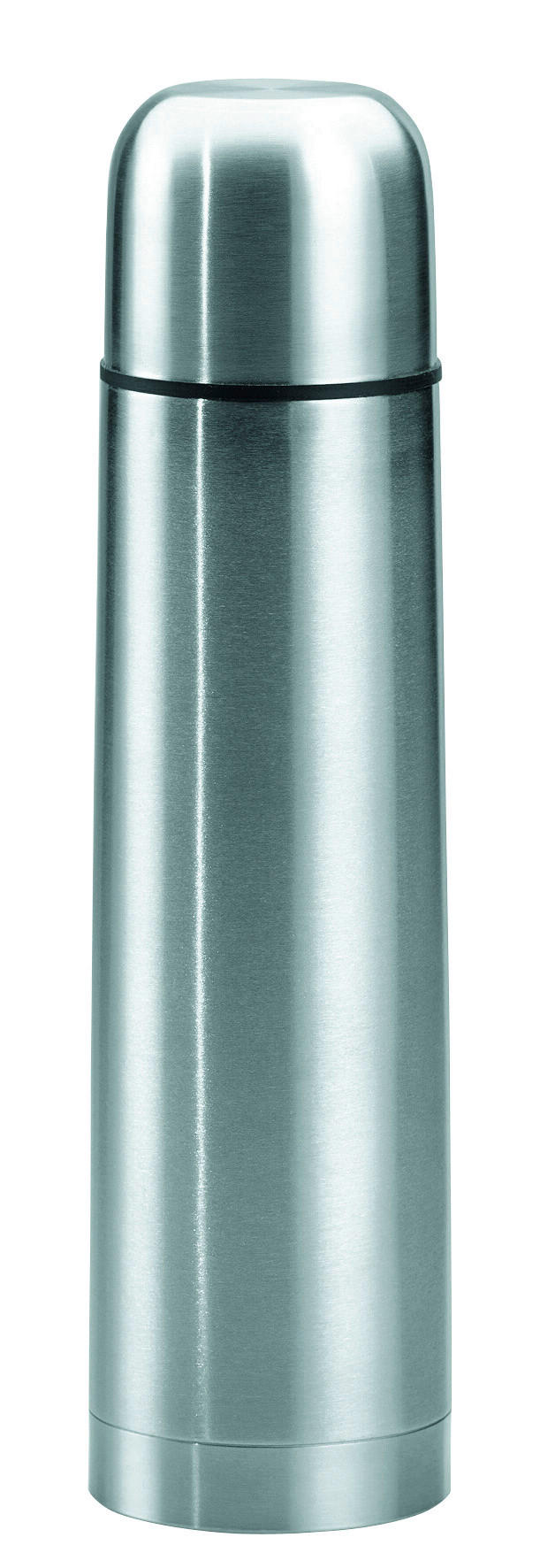 Axentia Isolierflasche silber Edelstahl B/H/L: ca. 7,5x22,5x7,5 cm Isolierflasche 0,5l - silber (7,50/7,50/22,50cm) - Axentia