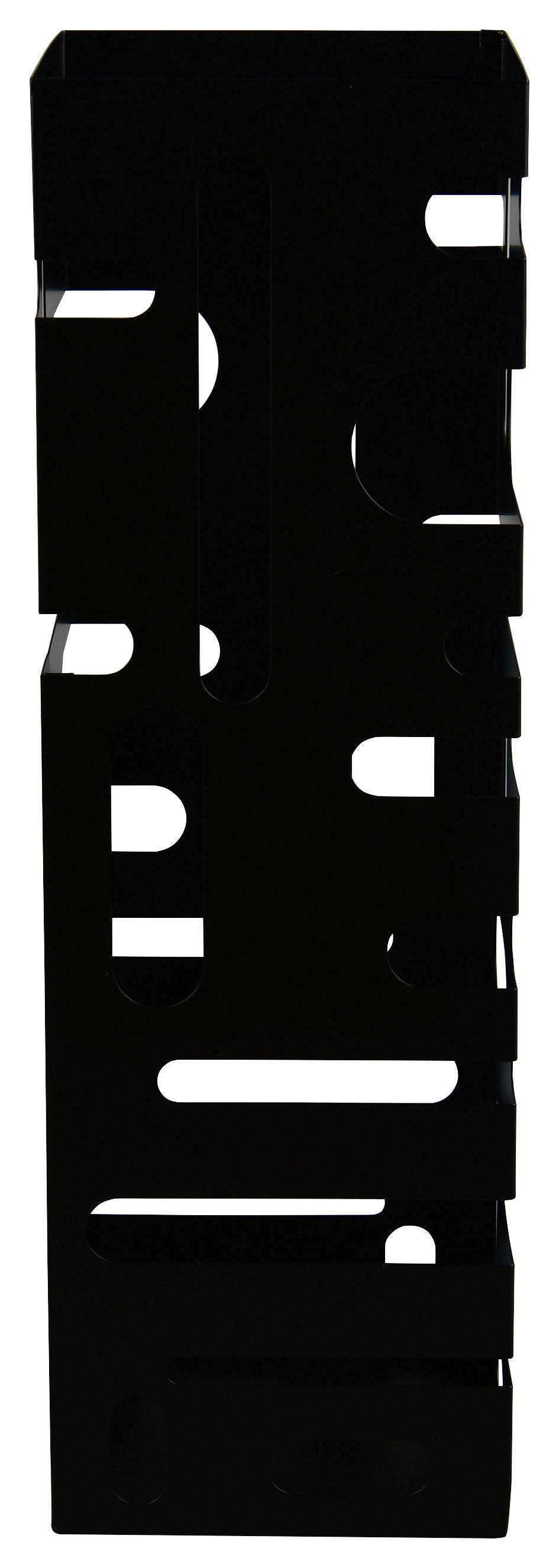 Schirmständer Doris schwarz Metall B/H/T: ca. 18x49x16 cm Doris - schwarz (18,00/49,00/16,00cm)