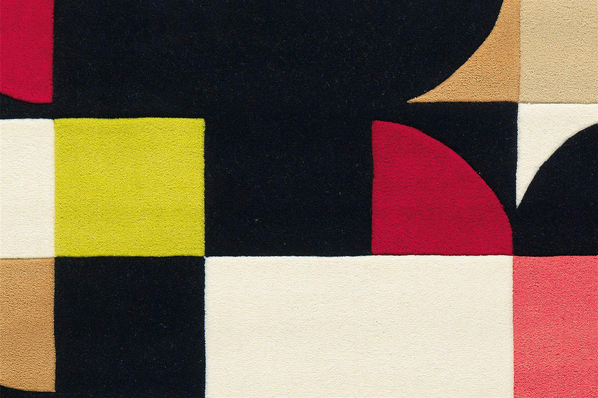 Arte Espina Kurzflorteppich Spirit 3105 schwarz B/L: ca. 140x200 cm Spirit 3105 - schwarz/mehrfarbig (140,00/200,00cm) - Arte Espina