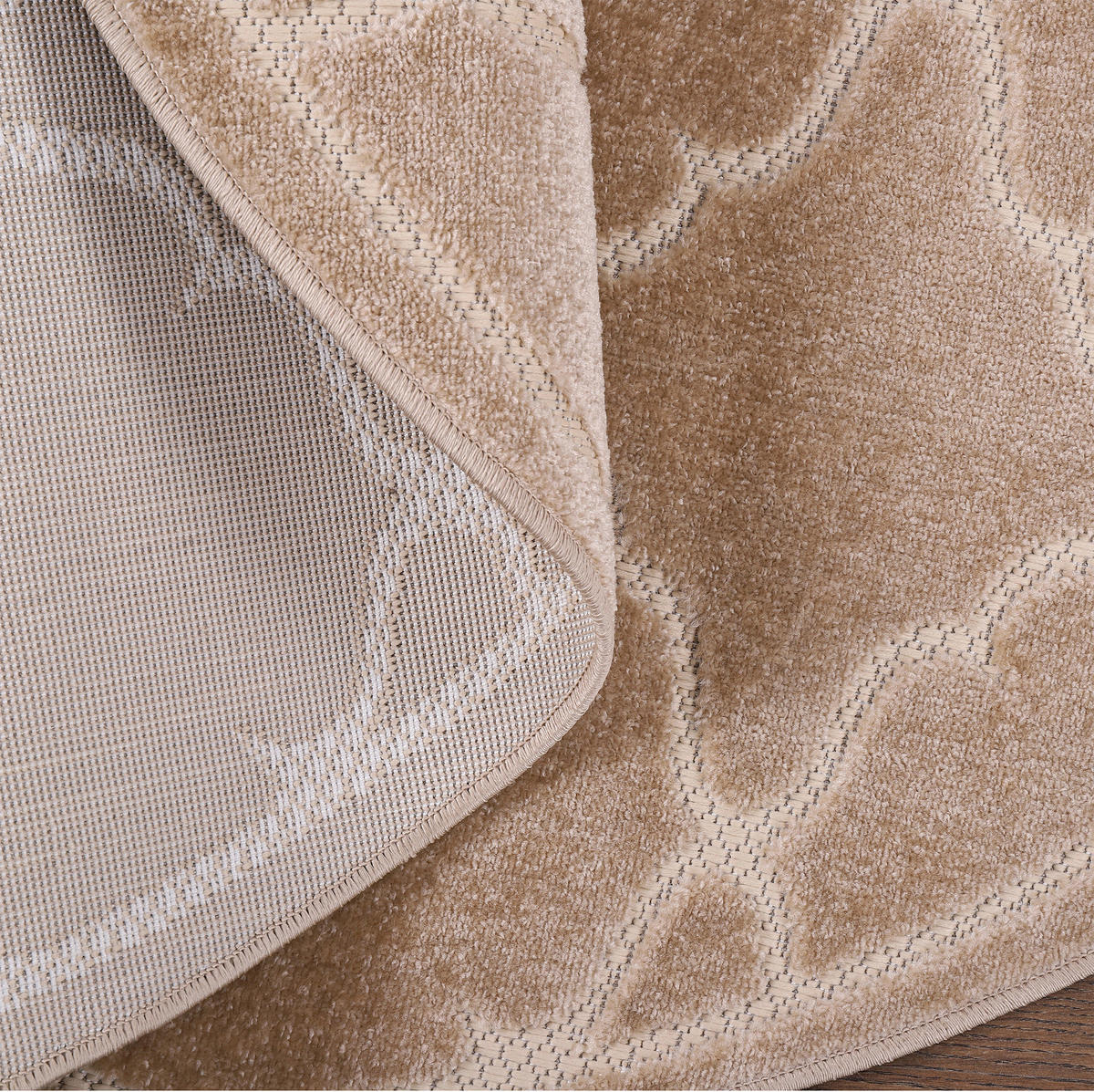 Sanat Outdoorteppich BERLIN beige B/L: ca. 150x150 cm BERLIN - beige (150,00/150,00cm) - Sanat