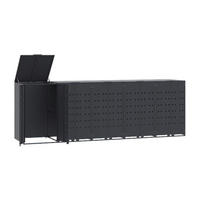 VidaXL Mülltonnenbox anthrazit Mülltonnenbox - anthrazit - VidaXL