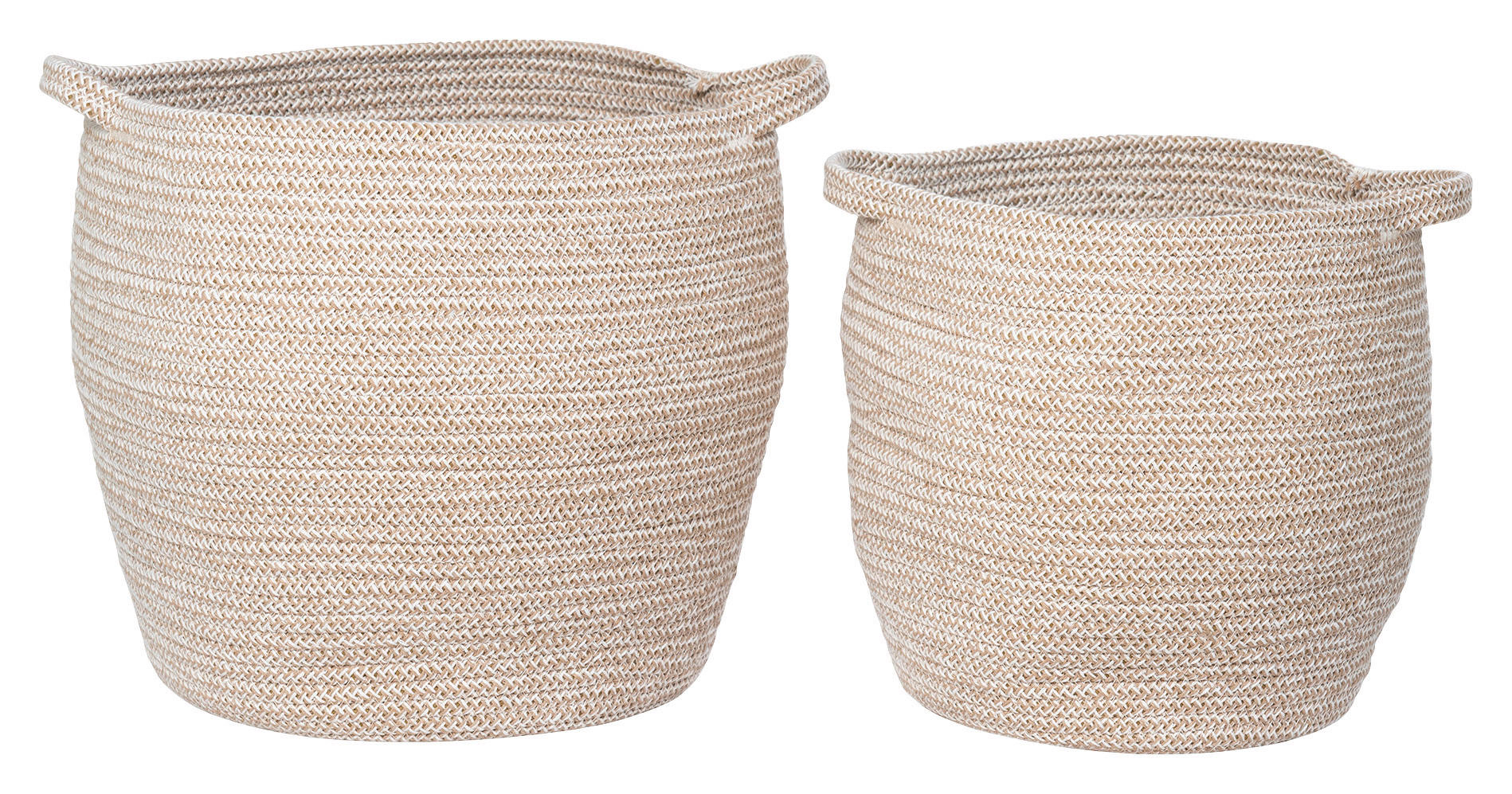 Housenordic Aufbewahrungskorb Lamas beige Baumwolle Lamas - beige - Housenordic