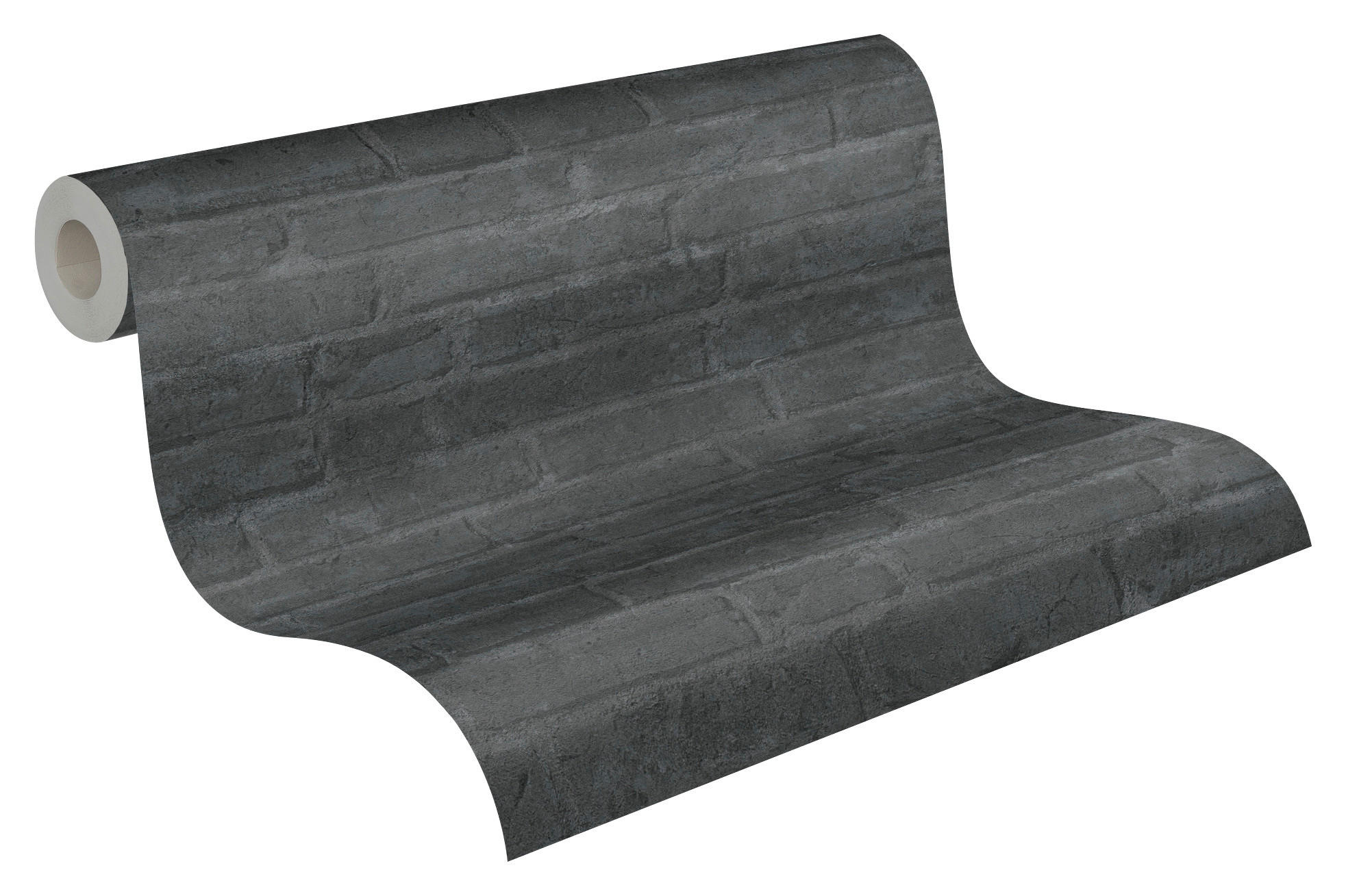 A.S.Creation Vliestapete anthrazit grau schwarz B/H/D: ca. 53x1005x8,3 cm Vliestapete - schwarz/anthrazit (8,30/1005,00cm) - A.S.Creation