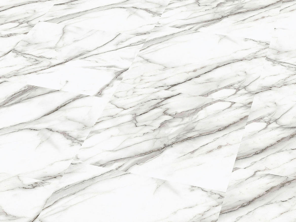 Vinylfliese White Slate, ca. 1,045 m² im Paket B/L: ca. 45,72x45,72 cm White Slate, ca. 1,045 m² im Paket - schiefer/weiß (45,72/45,72cm)