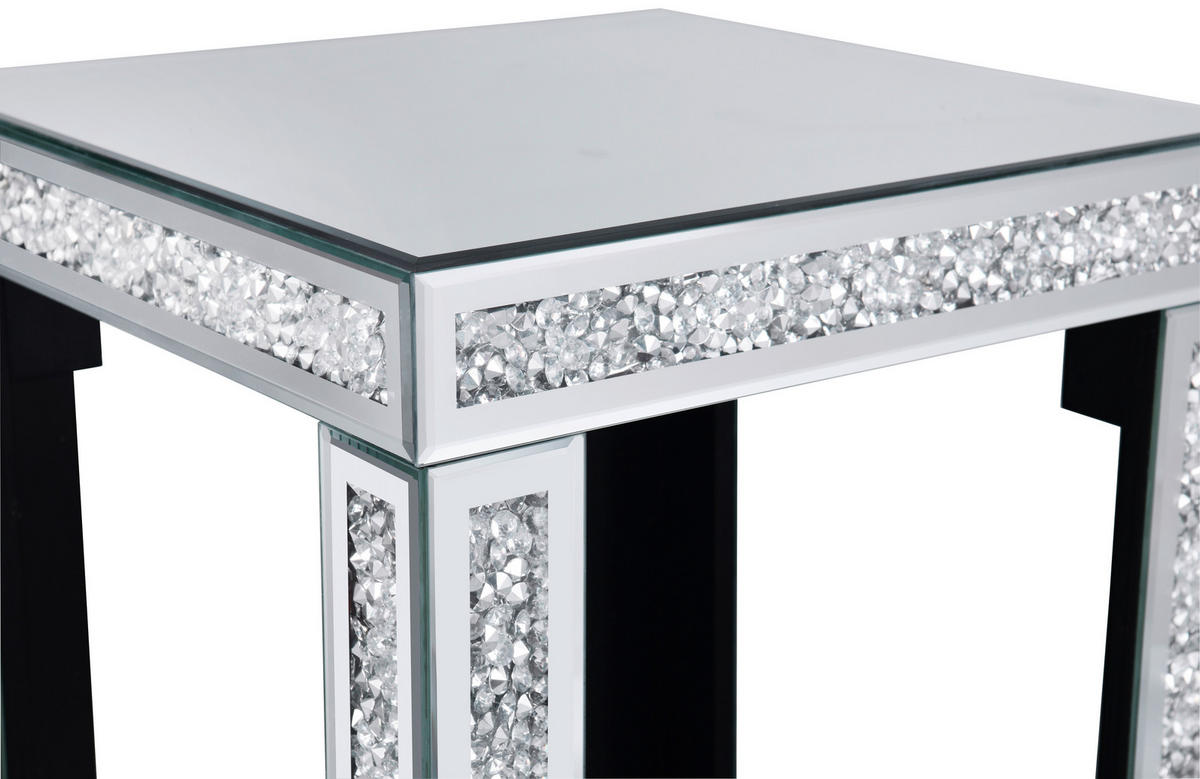 Beistelltisch Zoe silber B/H/T: ca. 40x50x40 cm Zoe - silber (40,00/50,00/40,00cm)