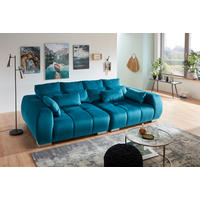 Big Sofa Esther türkis B/T: ca. 276x145 cm Esther - türkis/silber (276,00/145,00cm)