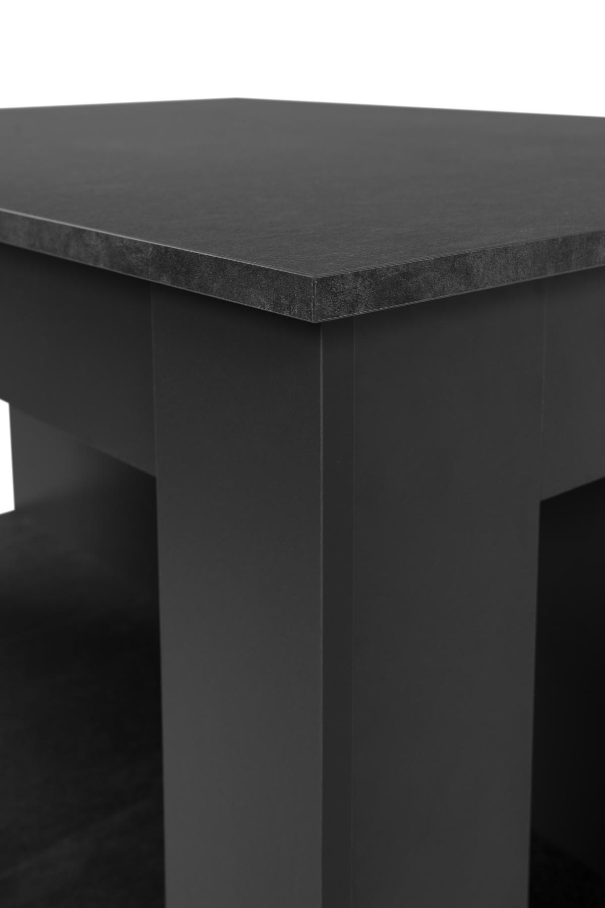 Bartisch Atlanta Schiefergrau Spanplatte B/H/T: ca. 92x106x68 cm Atlanta - Schiefergrau (92,00/106,00/68,00cm)