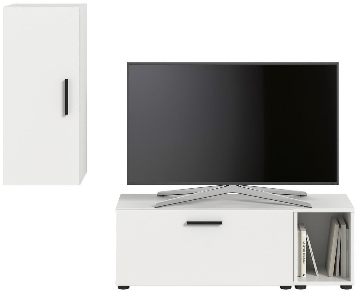 Wohnwand-Set TheOne weiß B/H/T: ca. 75x32x34 cm TheOne - weiß (75,00/32,00/34,00cm)