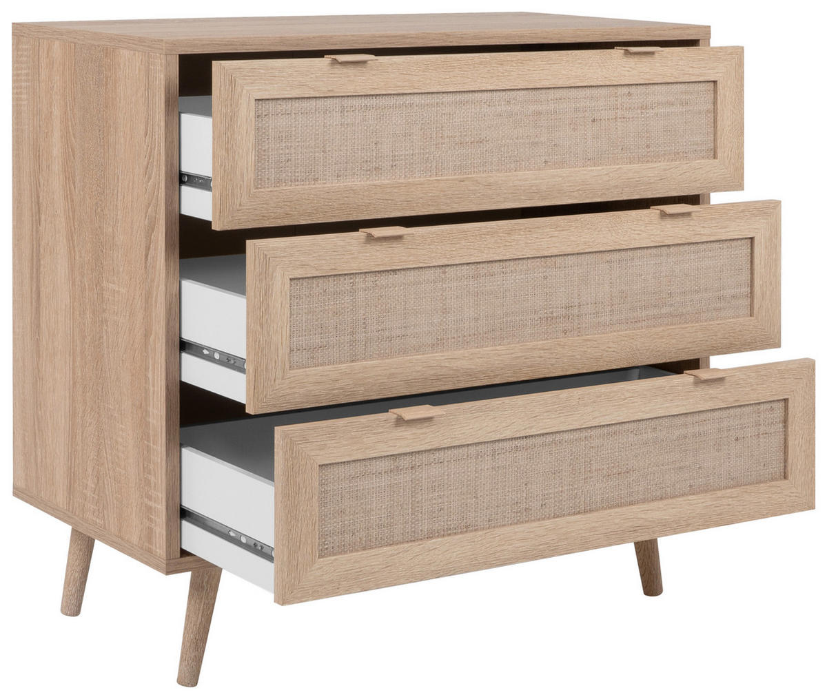 Kommode Bali Eiche Sonoma Nachbildung B/H/T: ca. 80x80x40 cm Bali - Eiche (80,00/80,00/40,00cm)