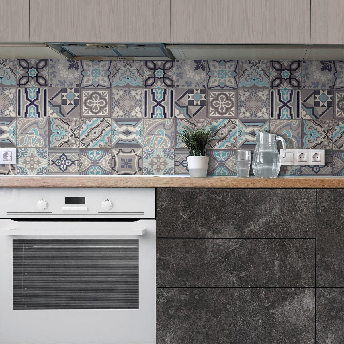 d-c-fix Dekofolie Betonoptik anthrazit B/L: ca. 45x200 cm Klebefolie_d-c-fix_F3460583 - anthrazit (45,00/200,00cm) - d-c-fix