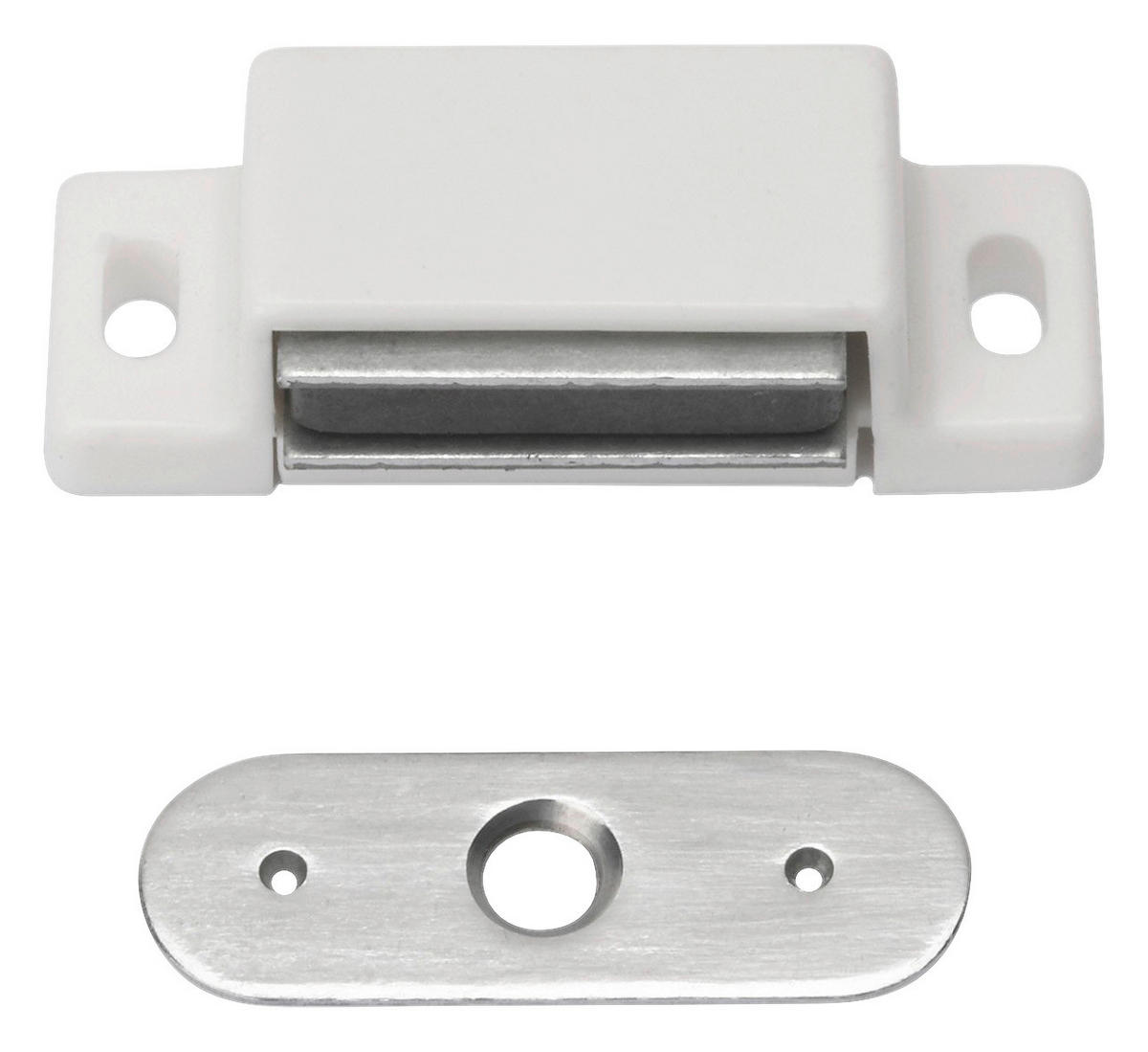 METAFRANC Magnetschnäpper 2 tlg. Magnetschnäpper_2Stck. weiß - METAFRANC