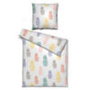 Baumwoll Bettwäsche Cotton touch Bettwäsche_Cotton-Touch Ananas - multicolor (135,00/200,00cm) - Sensation