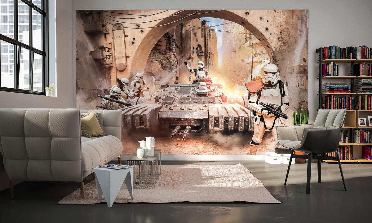 Komar Fototapete Star Wars Tanktrooper B/L: ca. 400x250 cm Star Wars Tanktrooper - (400,00/250,00cm) - Komar