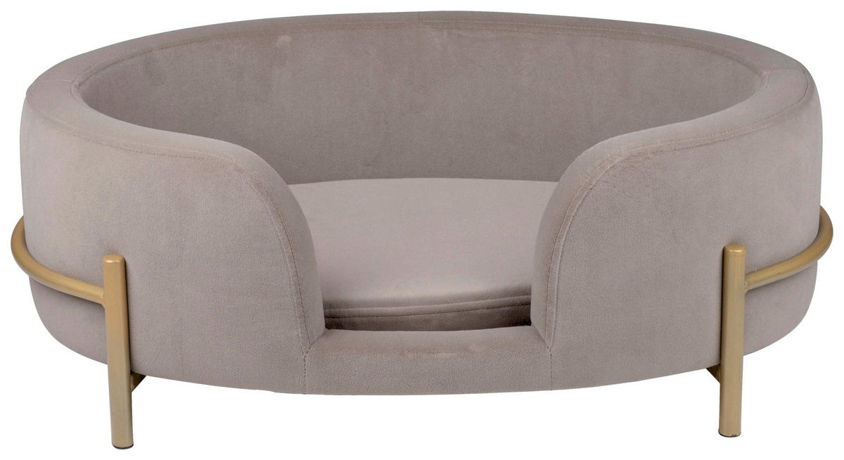 Haustiersofa braun Holz B/H/T: ca. 60,5x40,5x23,5 cm Haustiersofa - braun (60,50/40,50/23,50cm)