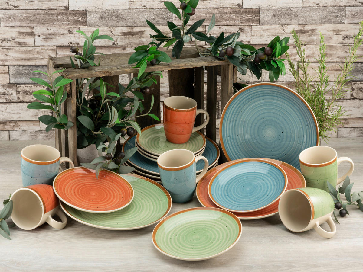 CreaTable Kombiservice Country multicolor Keramik Country - multicolor - CreaTable