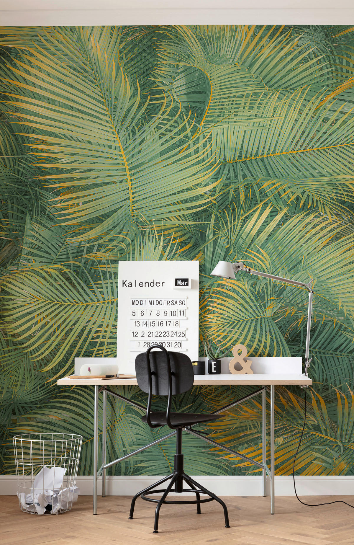 Komar Fototapete Neon Fern B/L: ca. 200x250 cm Neon Fern - (200,00/250,00cm) - Komar