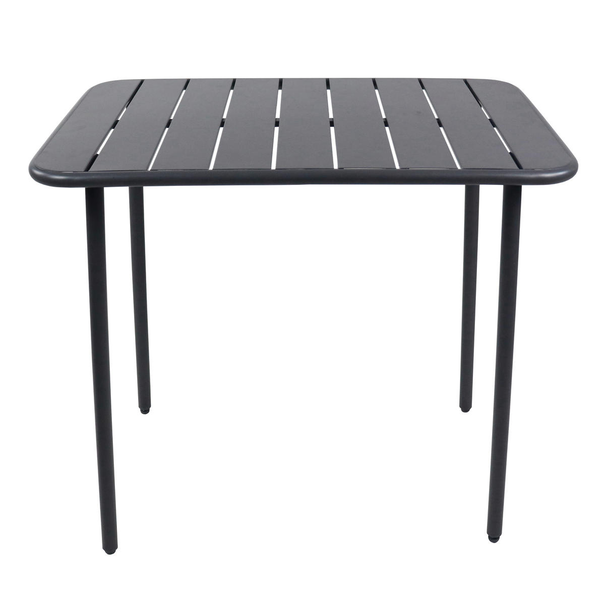 VCM Gartentisch Sumila schwarz Stahl B/H/L: ca. 80x72x55 cm Sumila - schwarz (55,00/80,00/72,00cm) - VCM