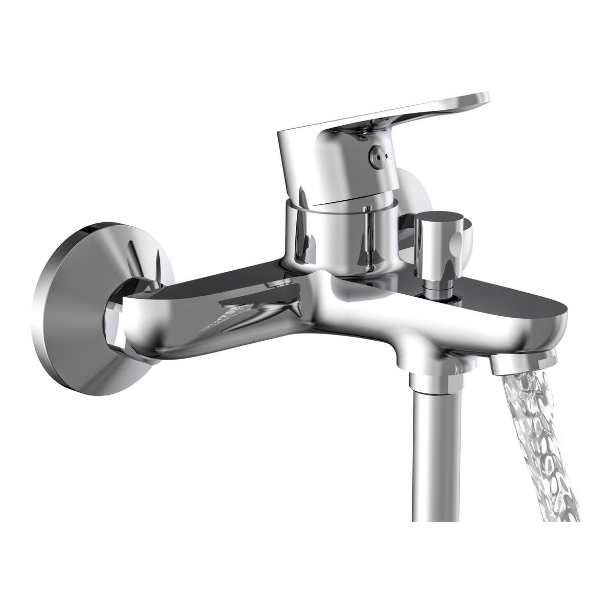 Armaturen Chrom Wannenarmatur_Claudio chrom - Chrom (21,00/13,80/15,60cm) - Eisl