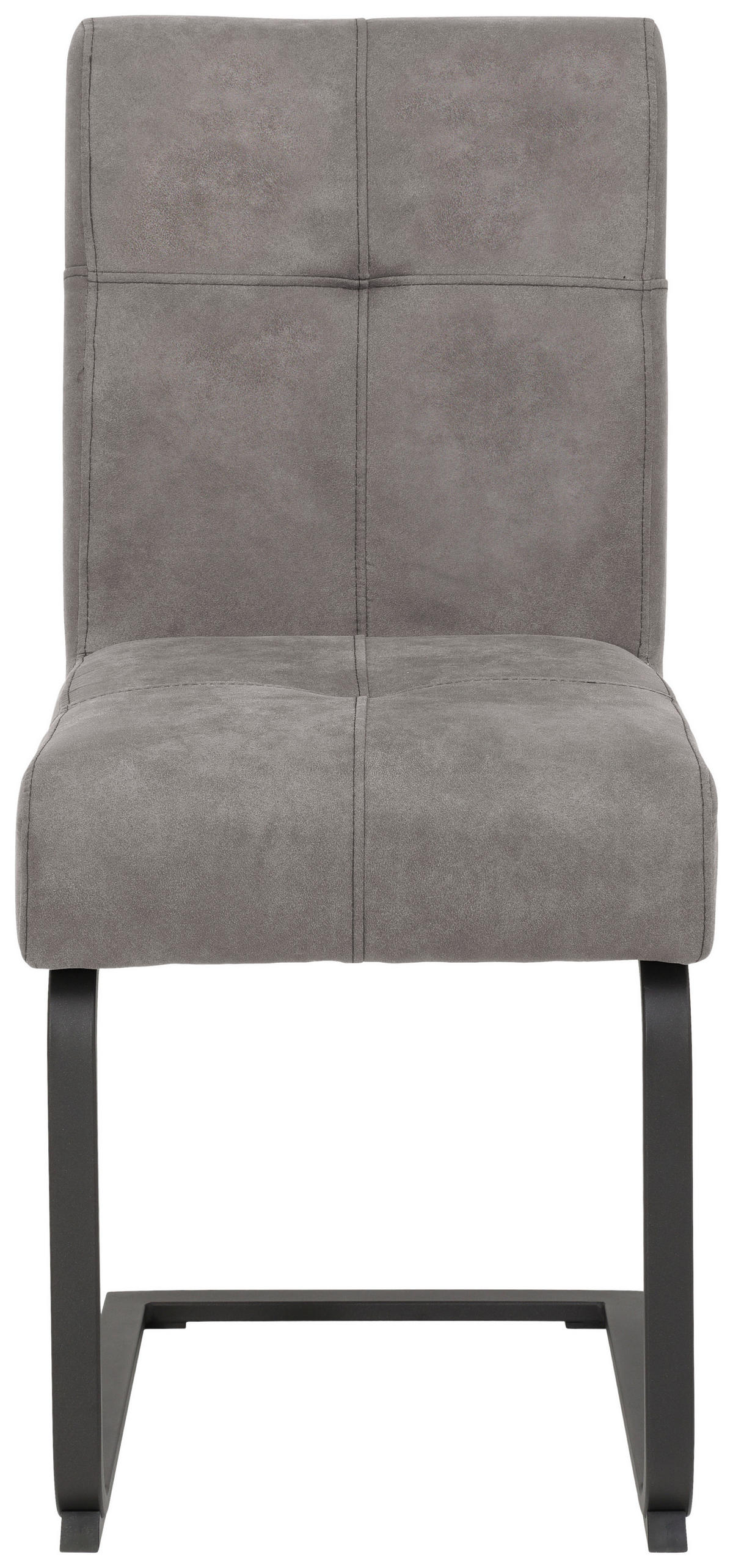 Essgruppe Luise grau Eiche Microfaser B/H/T: ca. 180x76x90 cm Luise - Eiche/grau (180,00/76,00/90,00cm) - Hela
