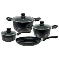 POCOline Topfset schwarz Aluminium 7 tlg. Topfset_7tlg. - schwarz - POCOline