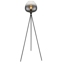 GLOBO Stehleuchte schwarz Metall H/D: ca. 145x65 cm E27 1 Brennstellen MAXY - schwarz (65,00/145,00cm) - GLOBO