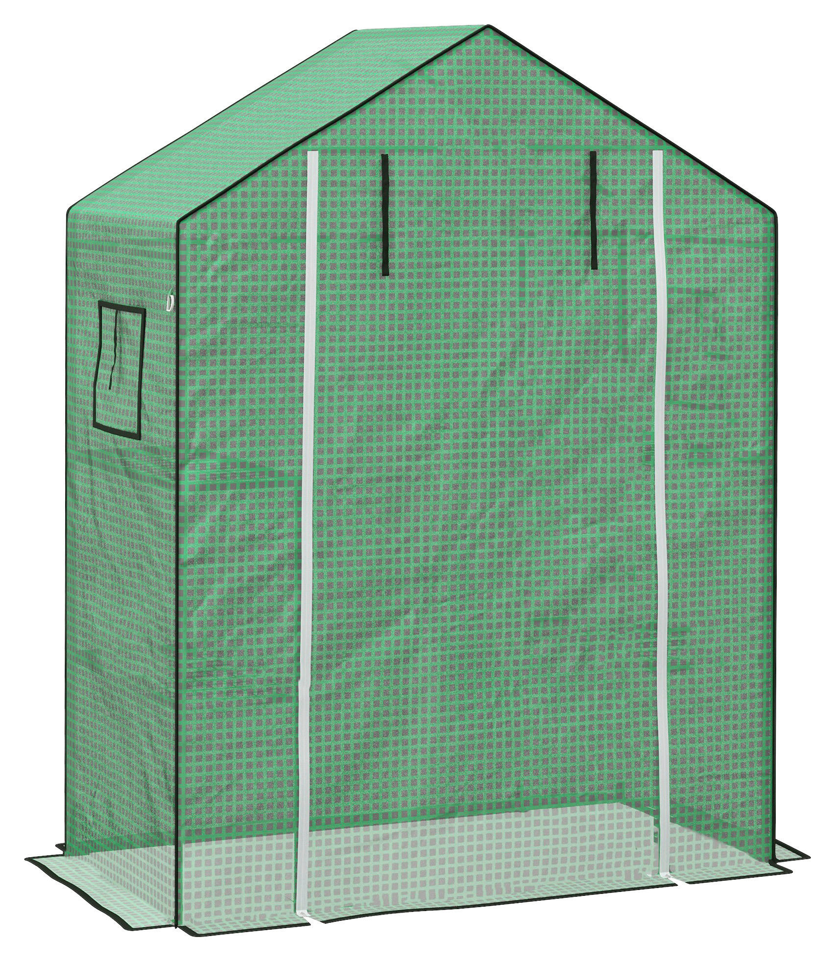 Outsunny Gewächshausfolie B/H/L: ca. 73x190x140 cm Gewächshausfolie - grün (140,00/73,00/190,00cm) - Outsunny