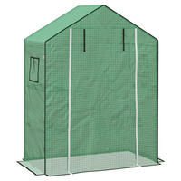 Outsunny Gewächshausfolie B/H/L: ca. 73x190x140 cm Gewächshausfolie - grün (140,00/73,00/190,00cm) - Outsunny
