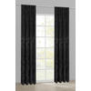 Dekovorhang Blätter silber B/L: ca. 140x245 cm Blätter - schwarz/silber (140,00/245,00cm) - Happy Home