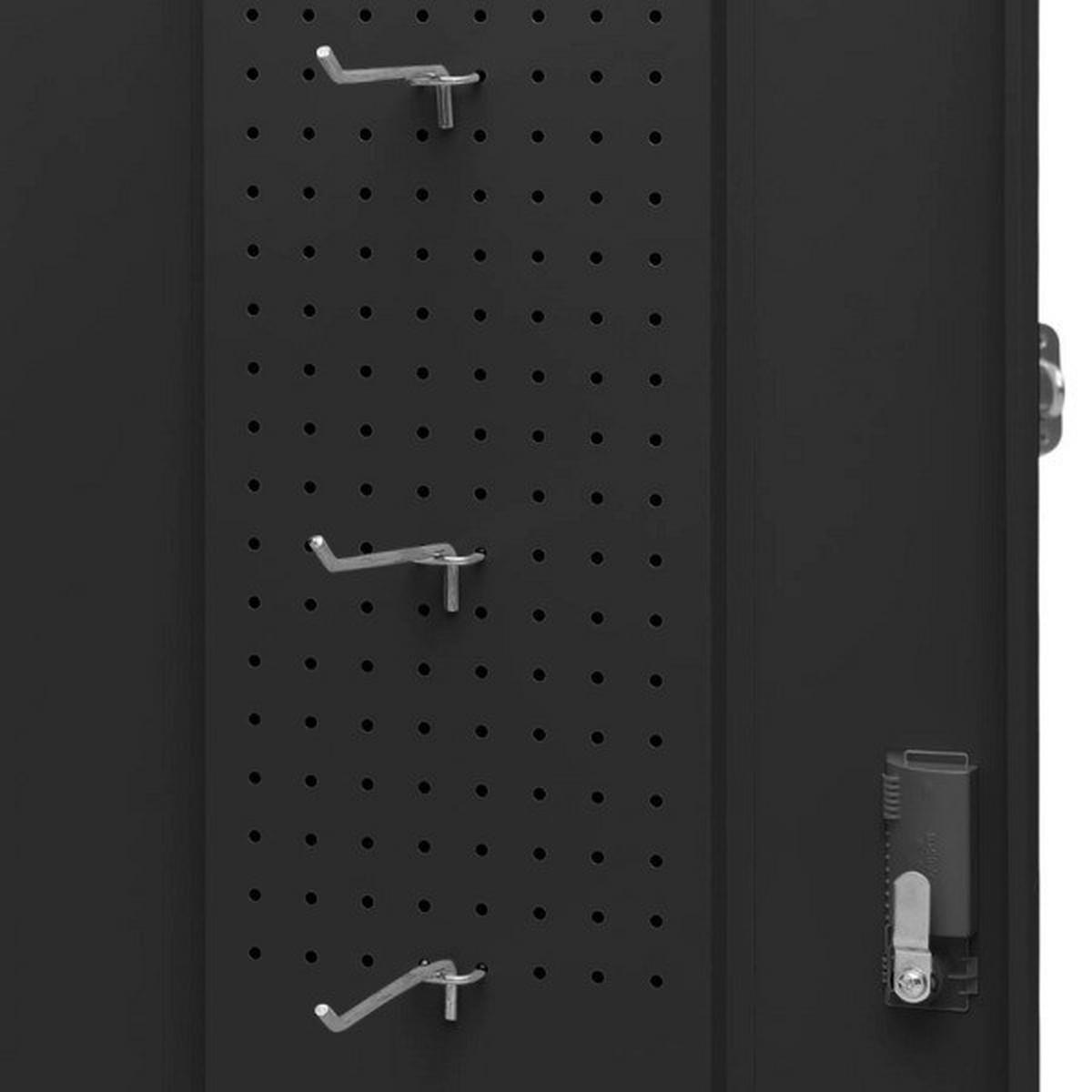 VidaXL Sattelschrank Sattelschrank - anthrazit (53,00/43,00/140,00cm) - VidaXL