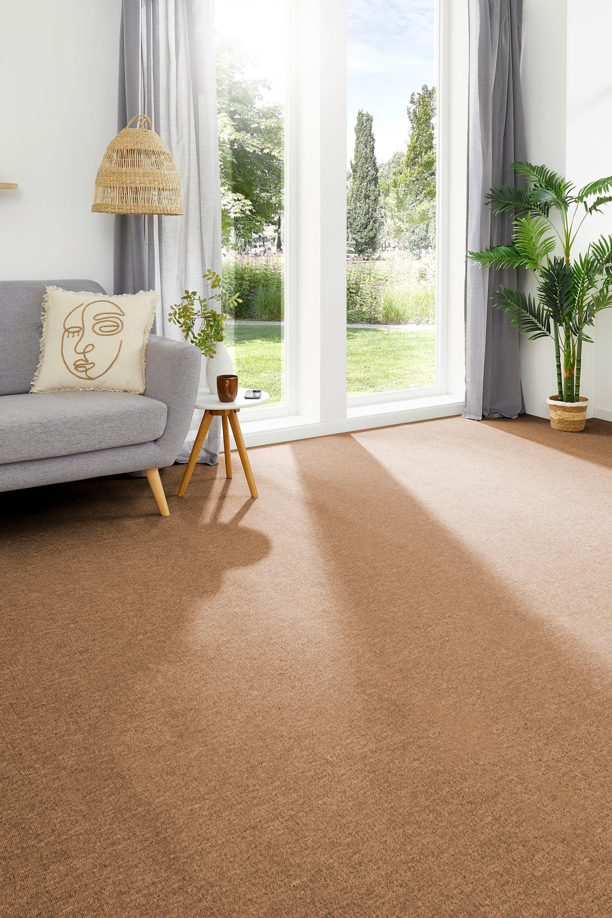 Teppichboden Mirabell Cognac B/L: ca. 200x400 cm pro Stück Mirabell - Cognac (200,00/400,00cm)