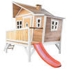 AXI Spielhaus Emma braun B/H/L: ca. 349x227x193 cm Emma - braun/weiß (193,00/349,00/227,00cm) - AXI