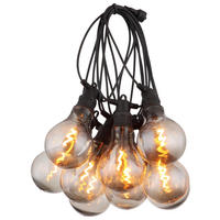 GLOBO LED-Lichterkette VERA Rauch B/H/T: ca. 8x12x750 cm VERA - Rauch/mattschwarz (8,00/12,00/750,00cm) - GLOBO