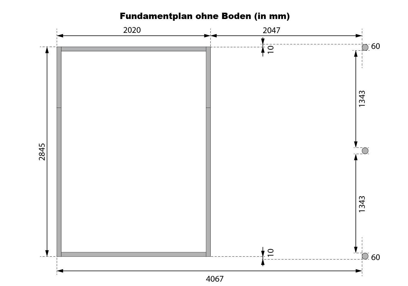 Thumbnail - Karibu Gartenhaus IIndra 2,5 grau B/H/T: ca. 206x213x289 cm