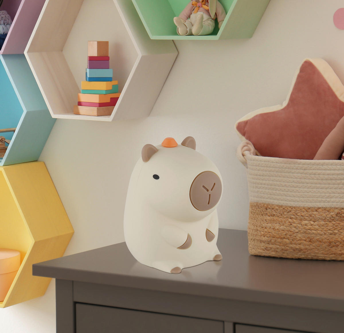 LED-Dekoleuchte Kunststoff B/H/T: ca. 10,8x9,1x12,2 cm LED-Dekoleuchte_Capybara - (10,80/9,10/12,20cm)