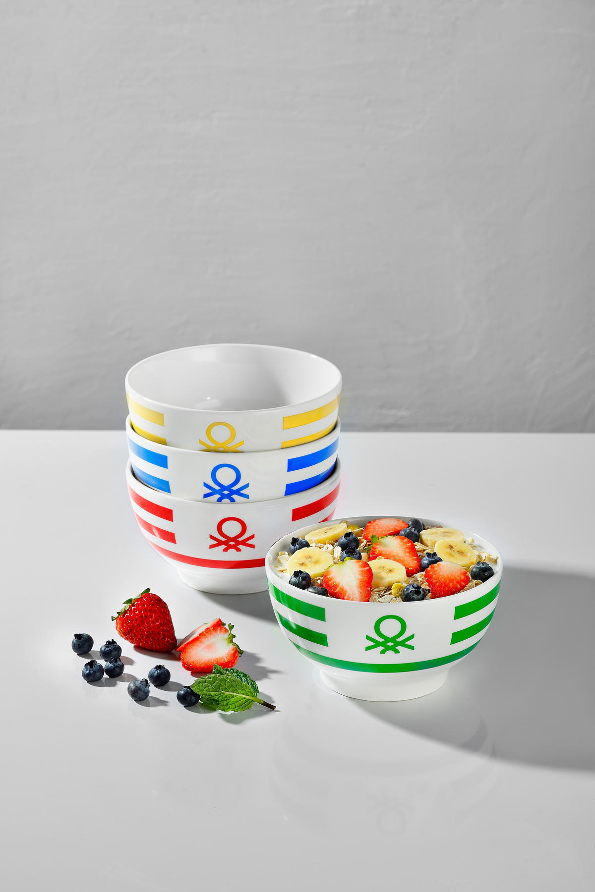 BENETTON Schalenset RAINBOW multicolor Porzellan RAINBOW - multicolor - BENETTON