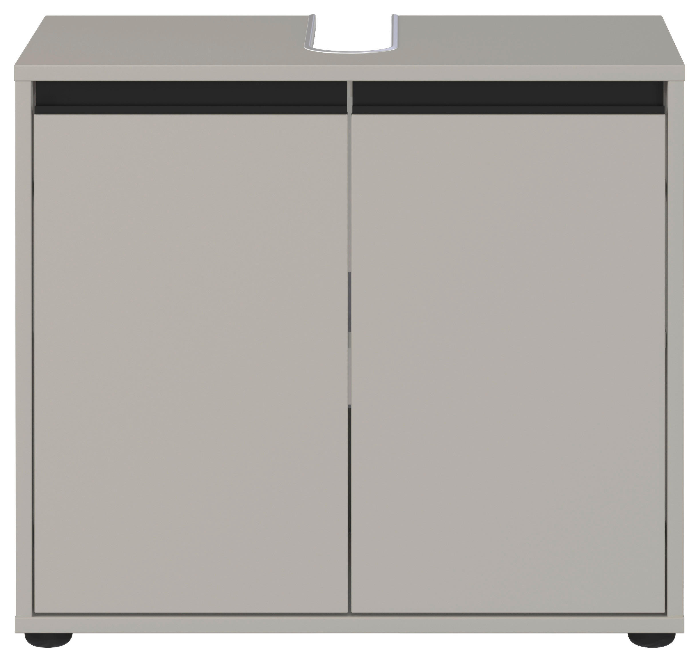 Waschbeckenunterschrank 2200-186 steingrau B/H/T: ca. 63x55x34 cm 2200-186 - steingrau (63,00/55,00/34,00cm) - Germania