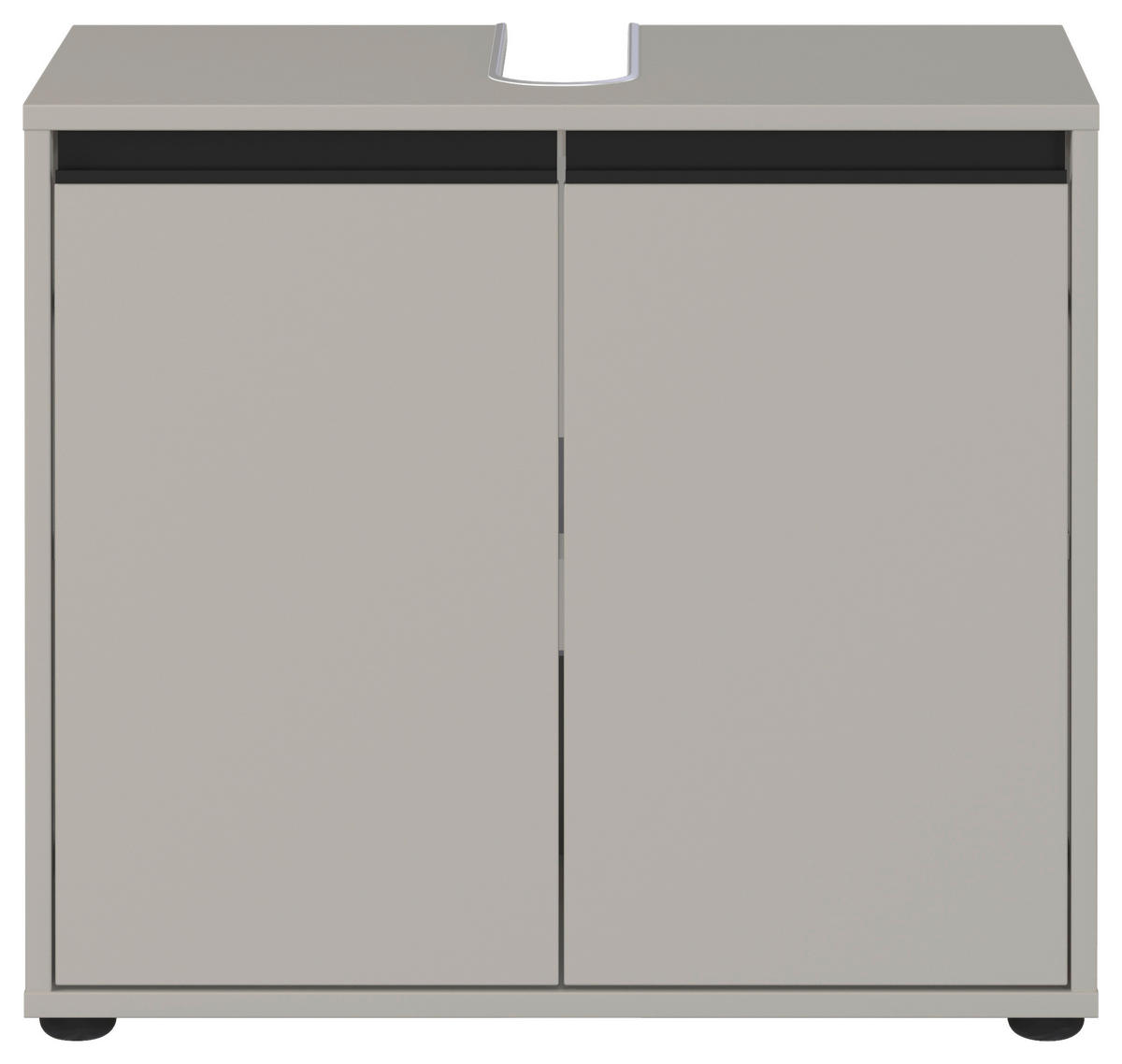 Waschbeckenunterschrank 2200-186 steingrau B/H/T: ca. 63x55x34 cm 2200-186 - steingrau (63,00/55,00/34,00cm) - Germania