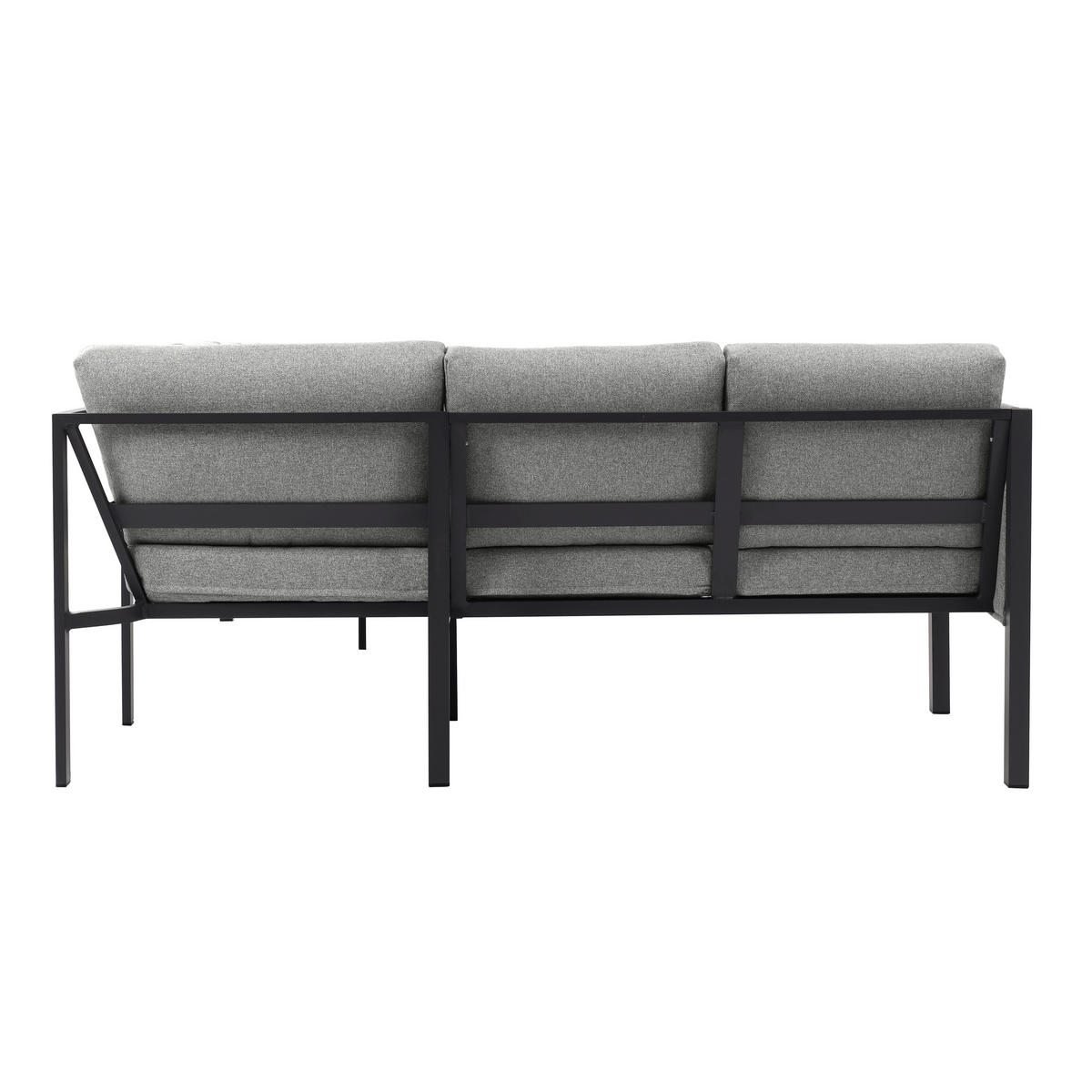 POCOline Gartensitzgruppe Alicante grau Alu Alicante - dunkelgrau/grau - POCOline