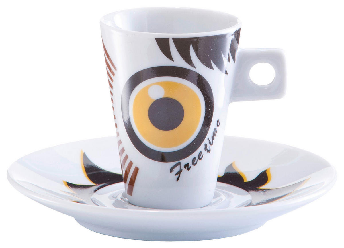 Zeller Espresso-Set Faces Faces - Zeller